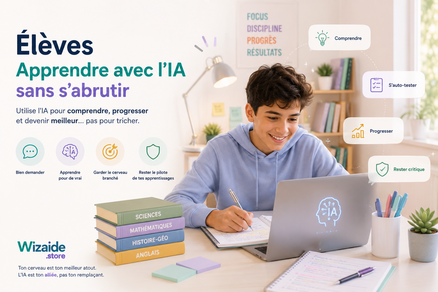 Élèves — Apprendre avec l'IA sans s'abrutir