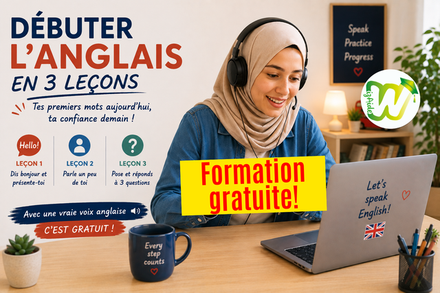 Débuter l'anglais en 3 leçons
