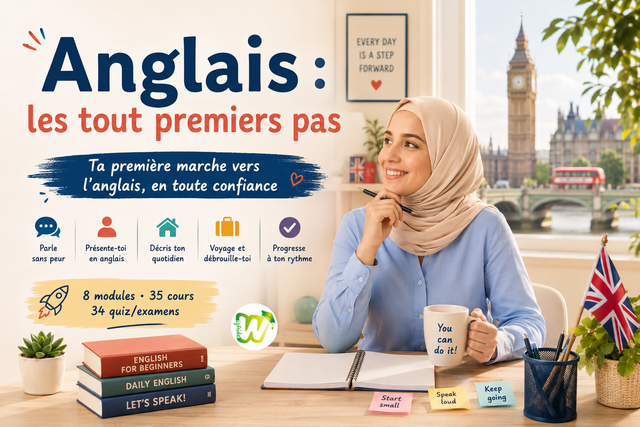 Anglais : les tout premiers pas