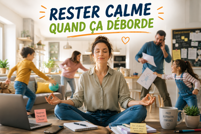Rester calme quand ça déborde