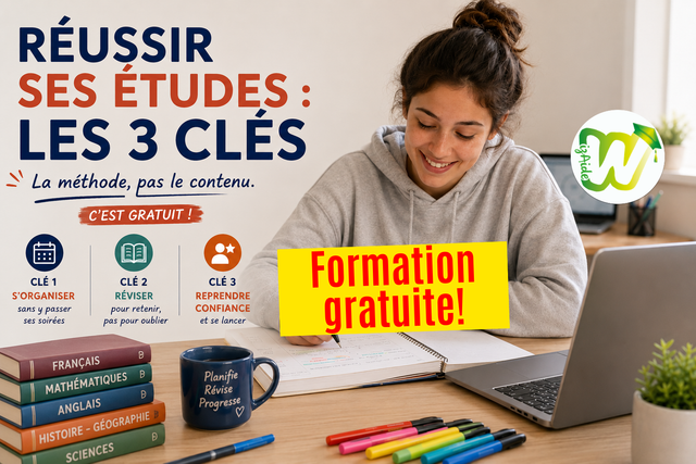 Réussir ses études : les 3 clés