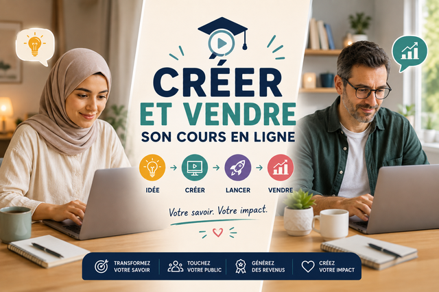 Créer et vendre son cours en ligne