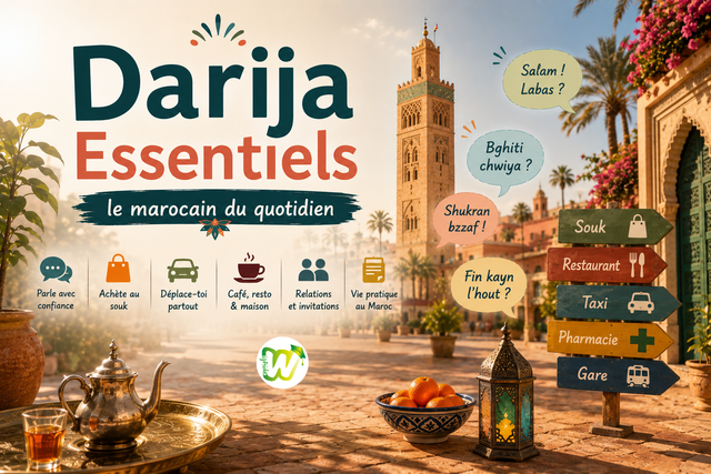 Darija Essentiels — le marocain du quotidien