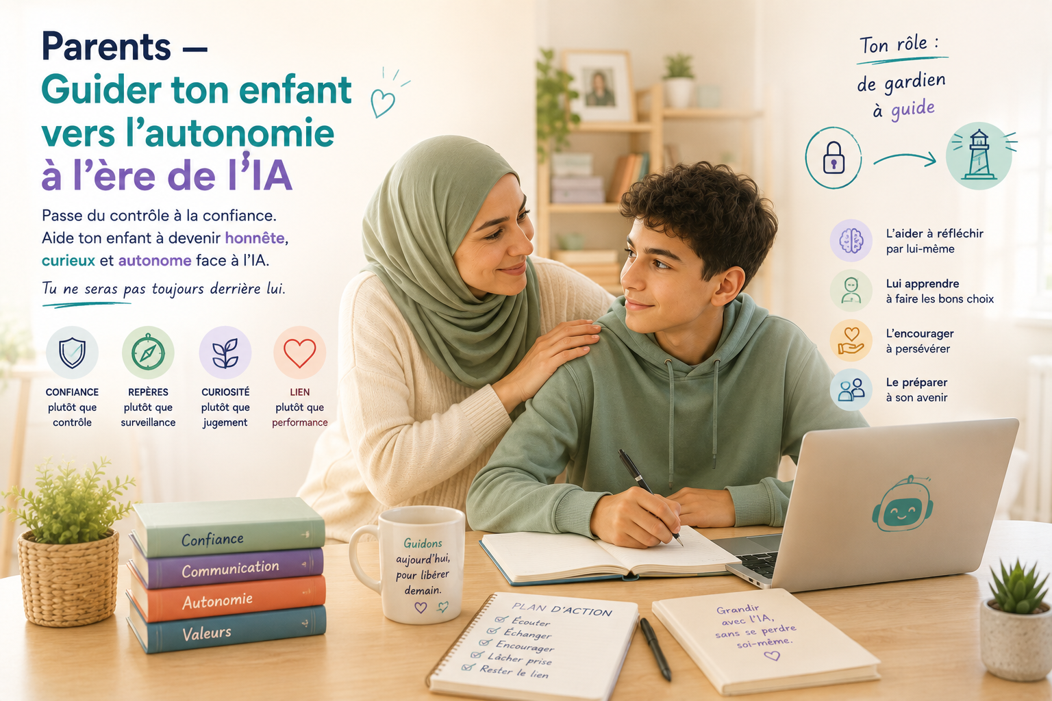Parents — Guider ton enfant vers l'autonomie à l'ère de l'IA